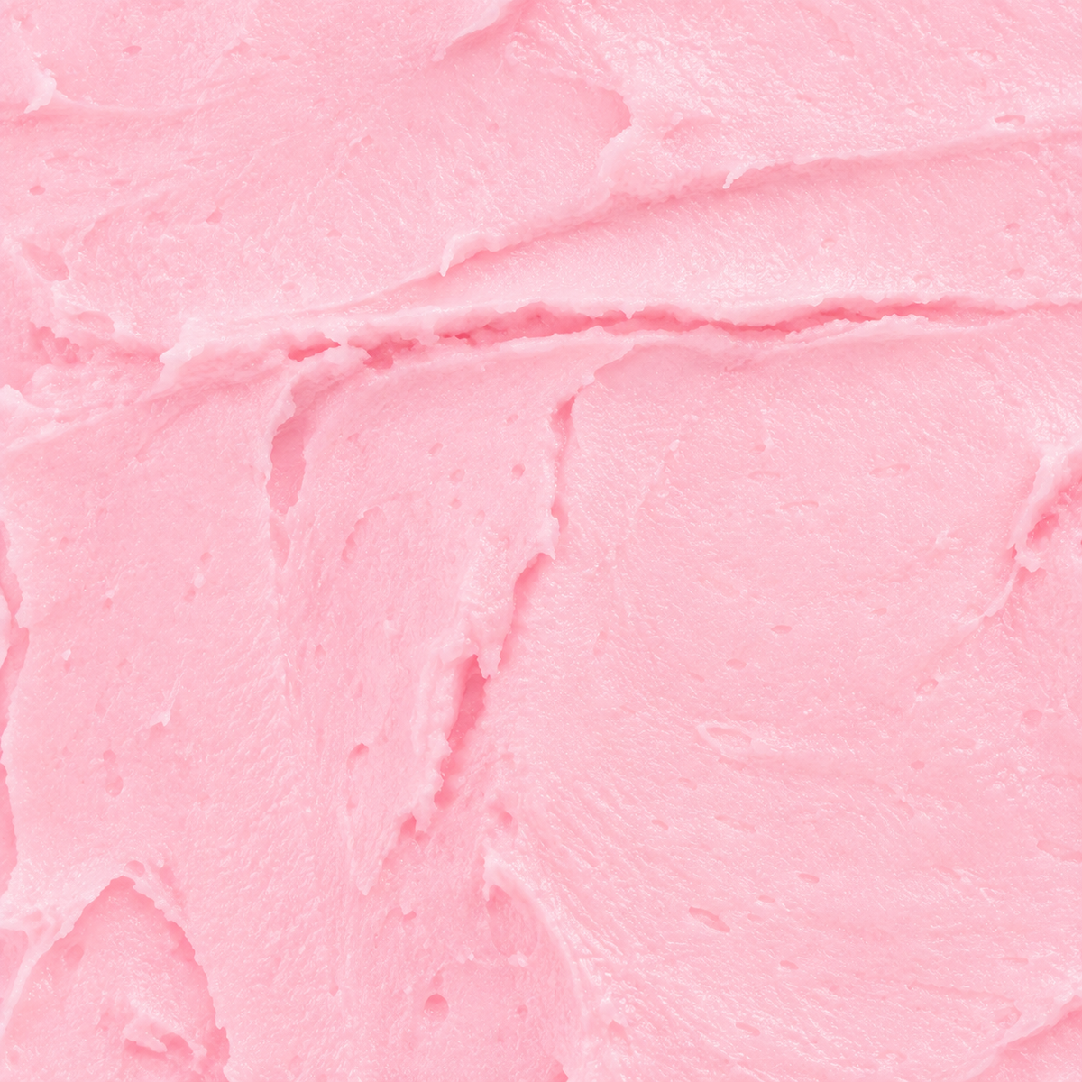 Close-up of the soft, creamy pink texture of Pink Lemonade Whipped Soap