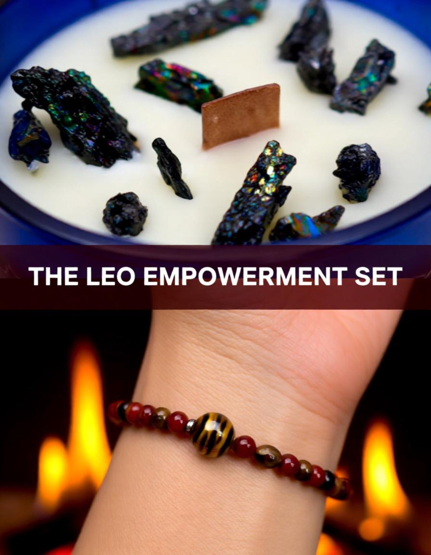 Lumaysa Zodiac Harmony Candle – Leo Solar Power Edition