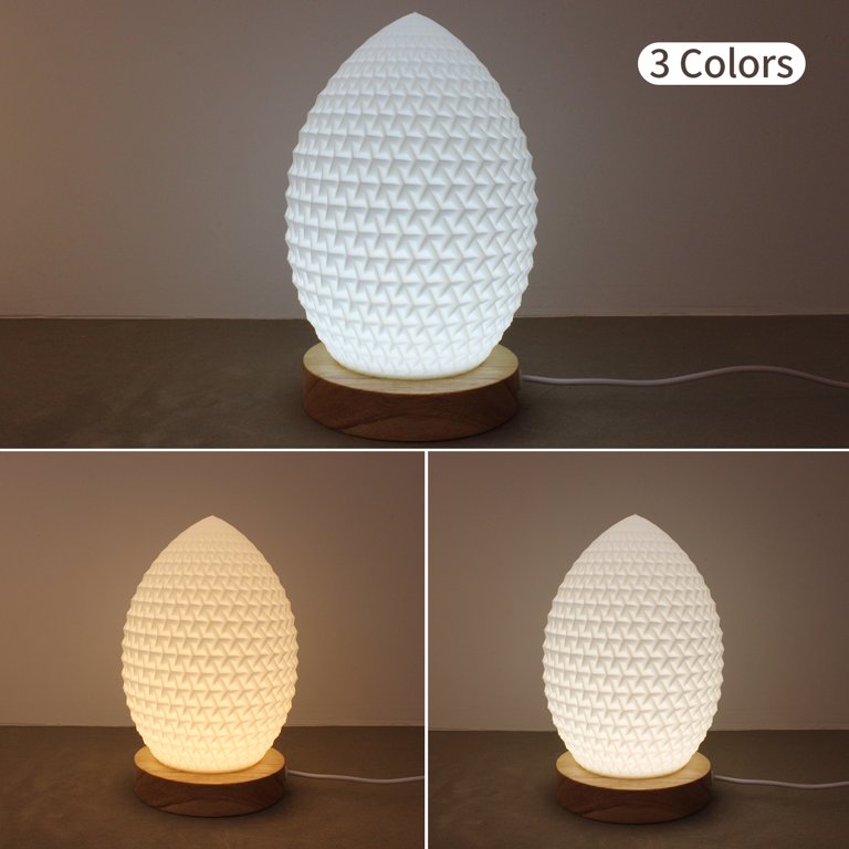 Lumaysa Aura Drop ambient lamp displaying three adjustable brightness levels with warm atmospheric lighting
