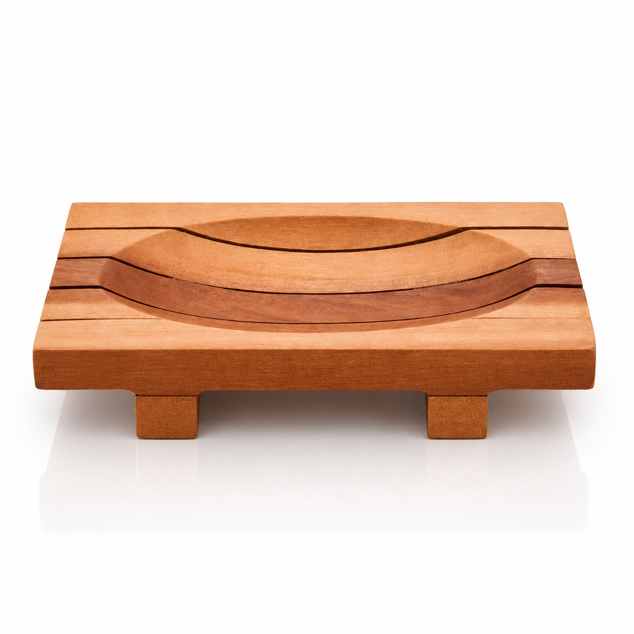 Lumaysa Wooden Harmony – Mahogany Soap Rest | Slim Flow