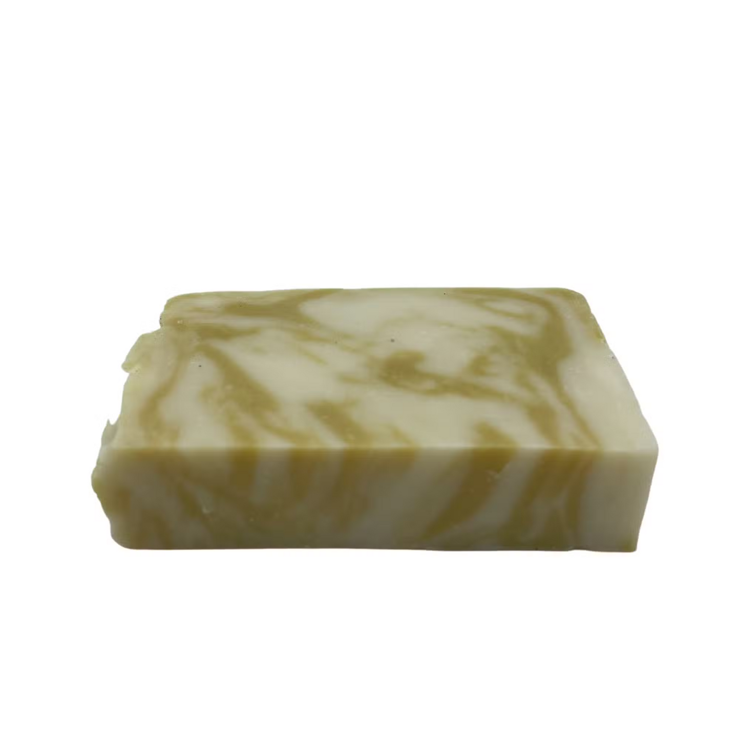 Lumaysa Silken Touch – Argan & Olive rectangular handmade soap bar with marbled design on a plain white background.
