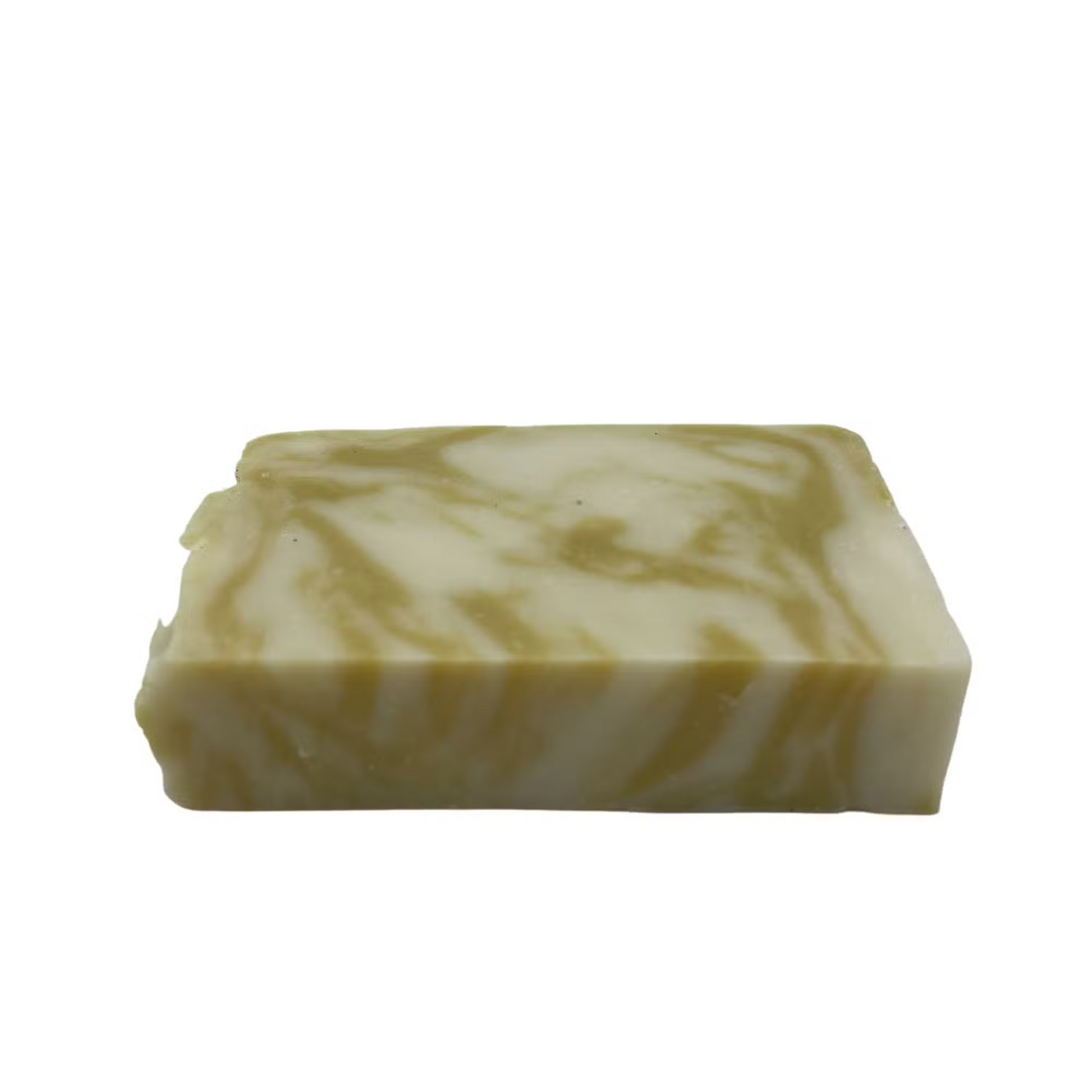 Lumaysa Silken Touch – Argan & Olive rectangular handmade soap bar with marbled design on a plain white background.