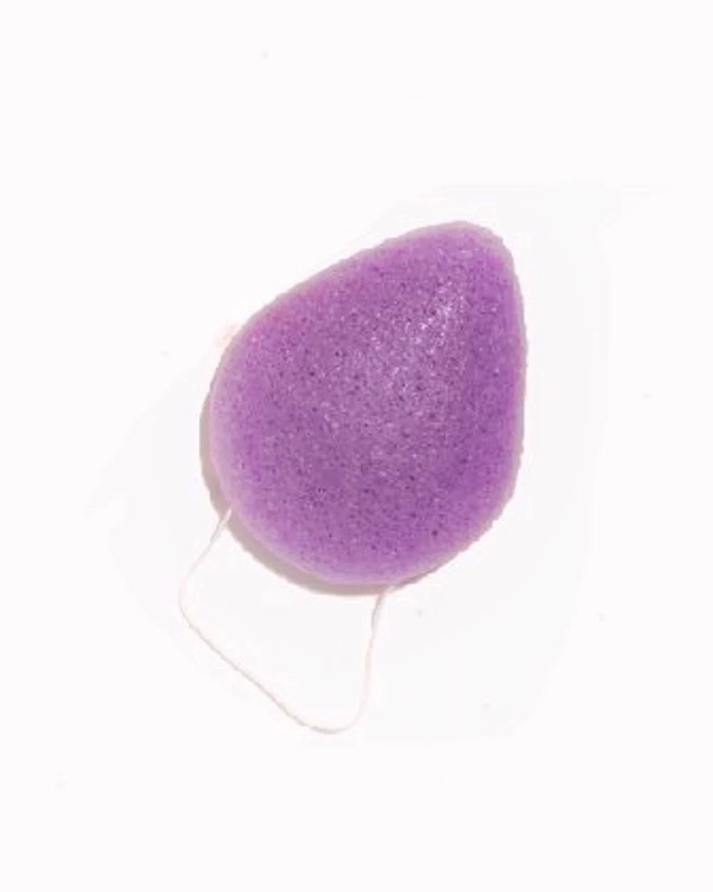 Lavender konjac facial sponge by Lumaysa, gentle exfoliating sponge for daily facial cleansing