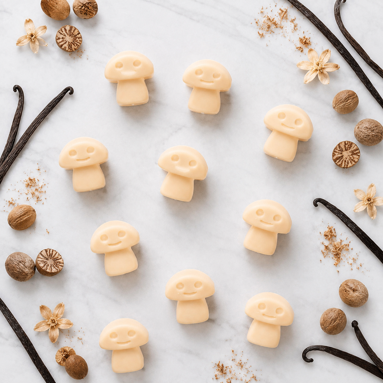 Vanilla Nutmeg Soy Wax Melts – Set of 6