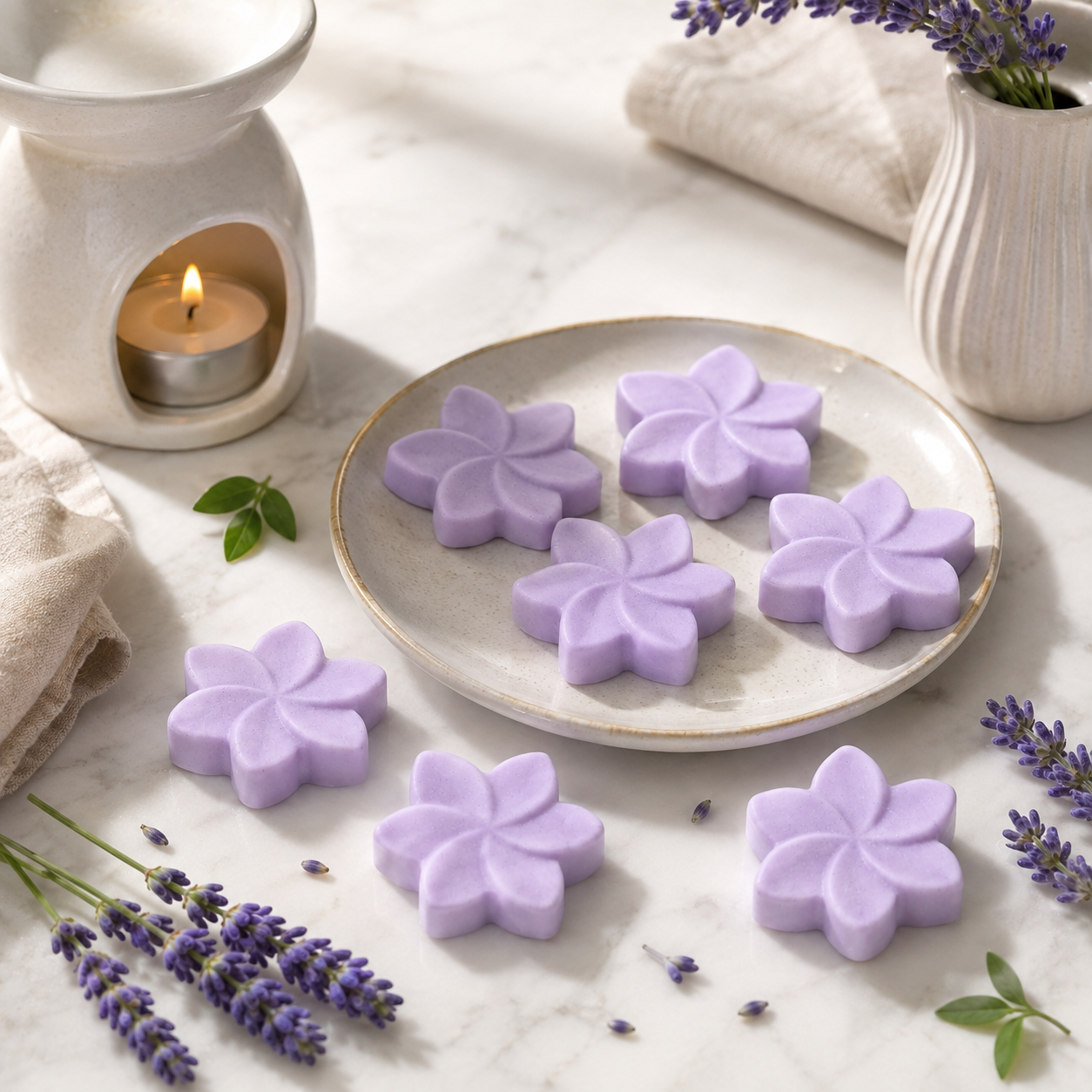 Lavender Fields Soy Wax Melts – Set of 6