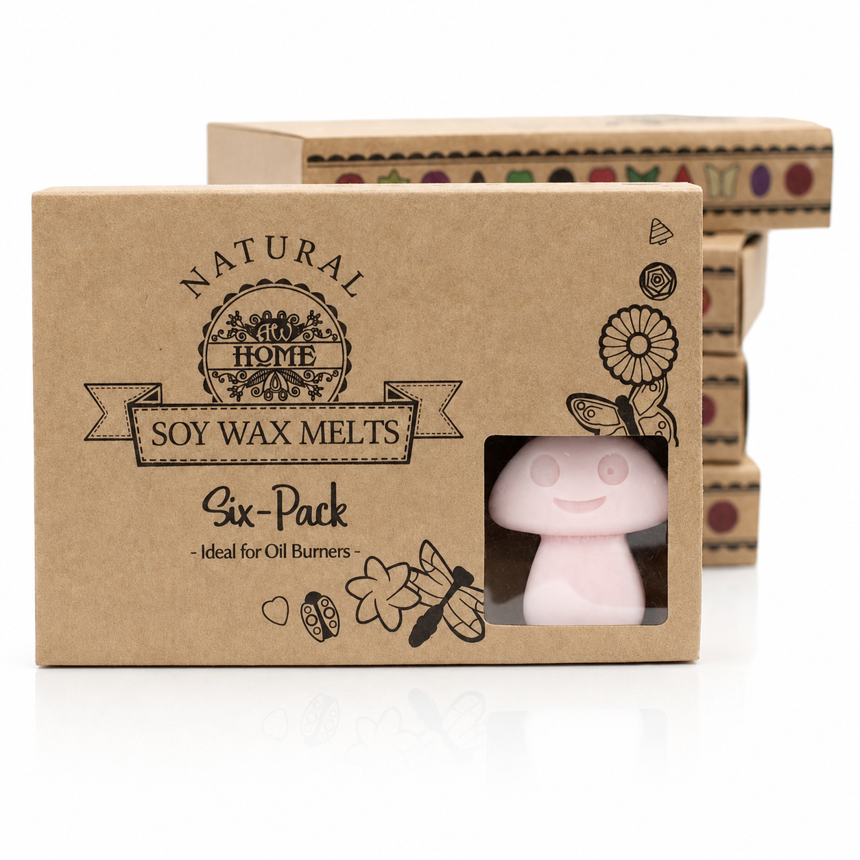 Dark Sandalwood Soy Wax Melts – Set of 6