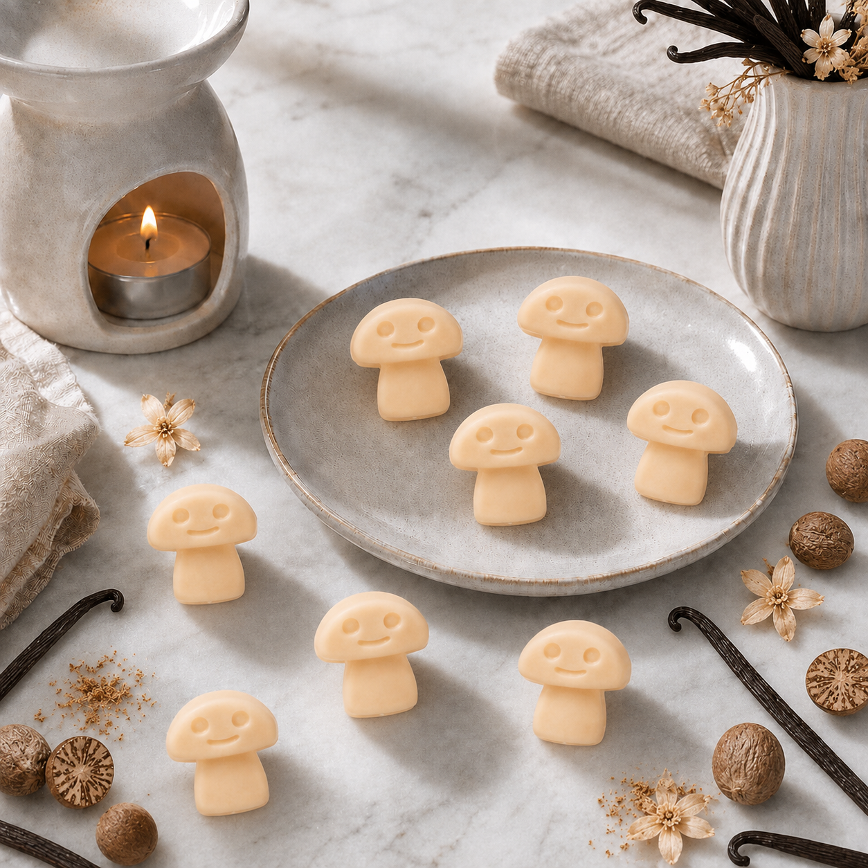 Vanilla Nutmeg Soy Wax Melts – Set of 6
