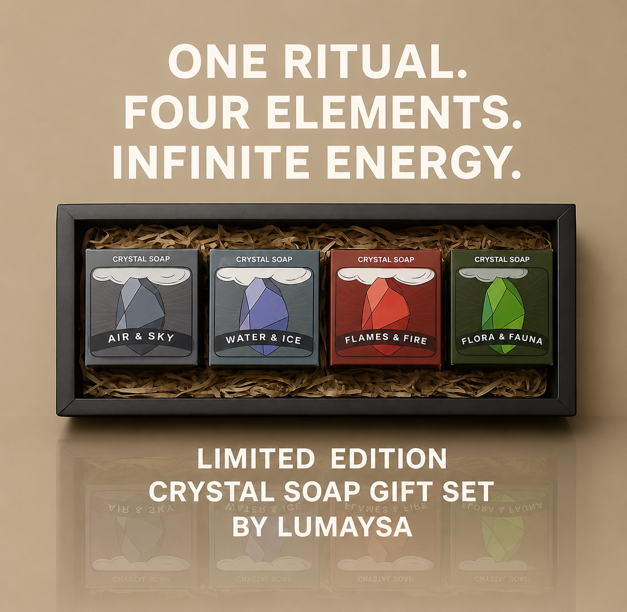 Lumaysa Crystal Soap Collection – All 4 Elements