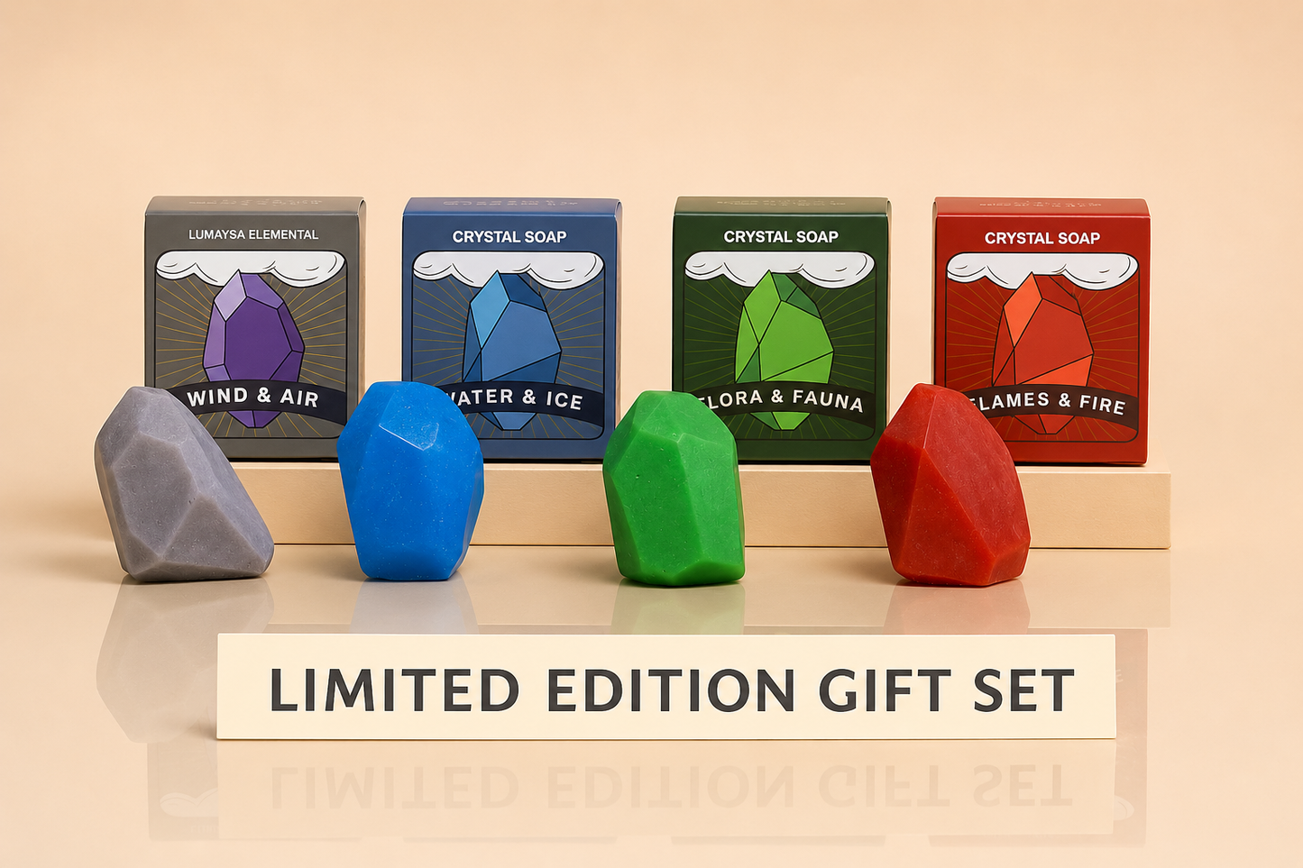 Lumaysa Crystal Soap Collection – All 4 Elements