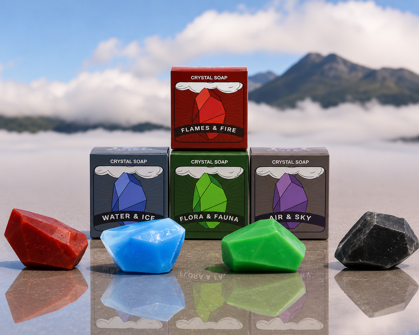 Lumaysa Crystal Soap Collection – All 4 Elements