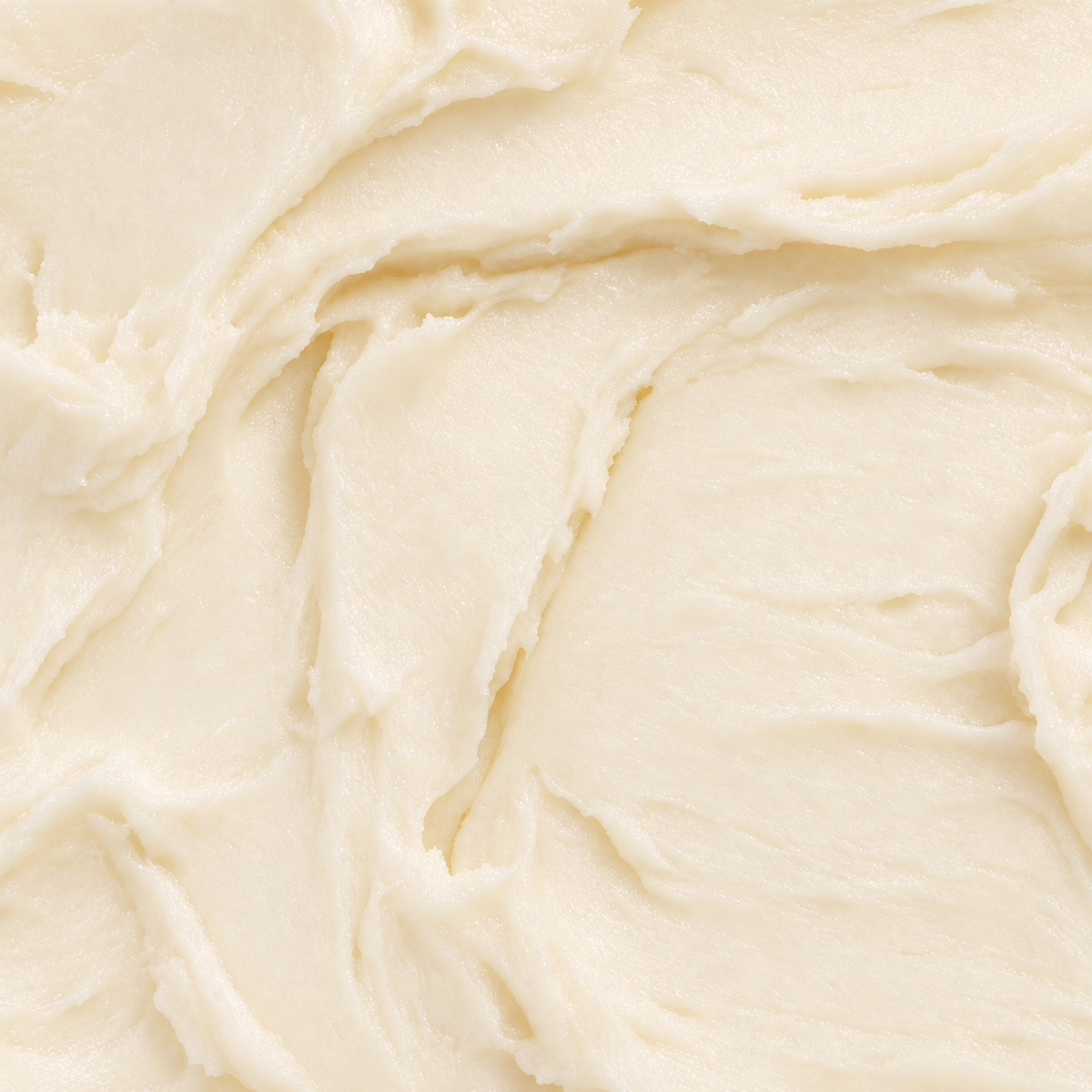 Close-up texture of creamy ivory Aromatherapy Whipped Soap with Vitamin C.