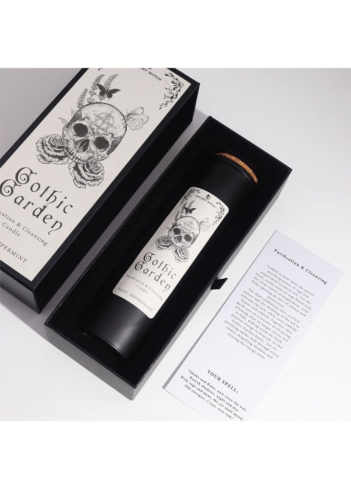 Lumaysa Gothic Garden product in a box with a skull design on a white background