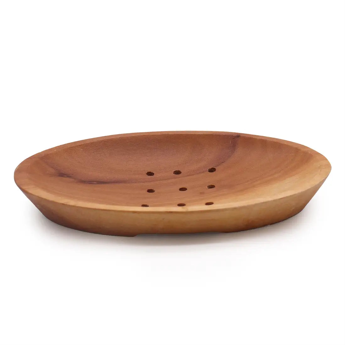 Lumaysa Wooden Harmony – Mahogany Soap Rest | Oval Flow